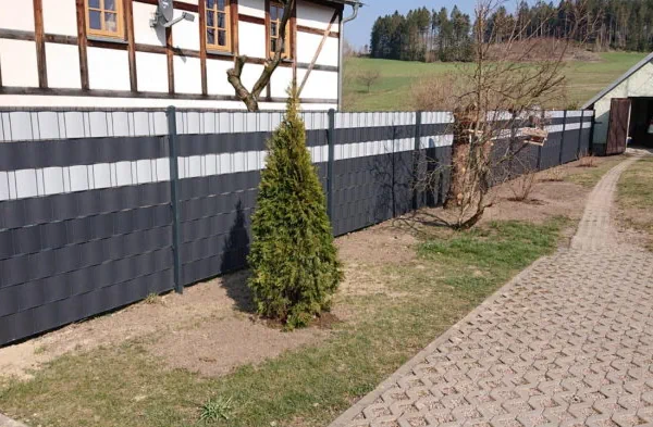 Zaun Zäune aus Doppelstabmatten